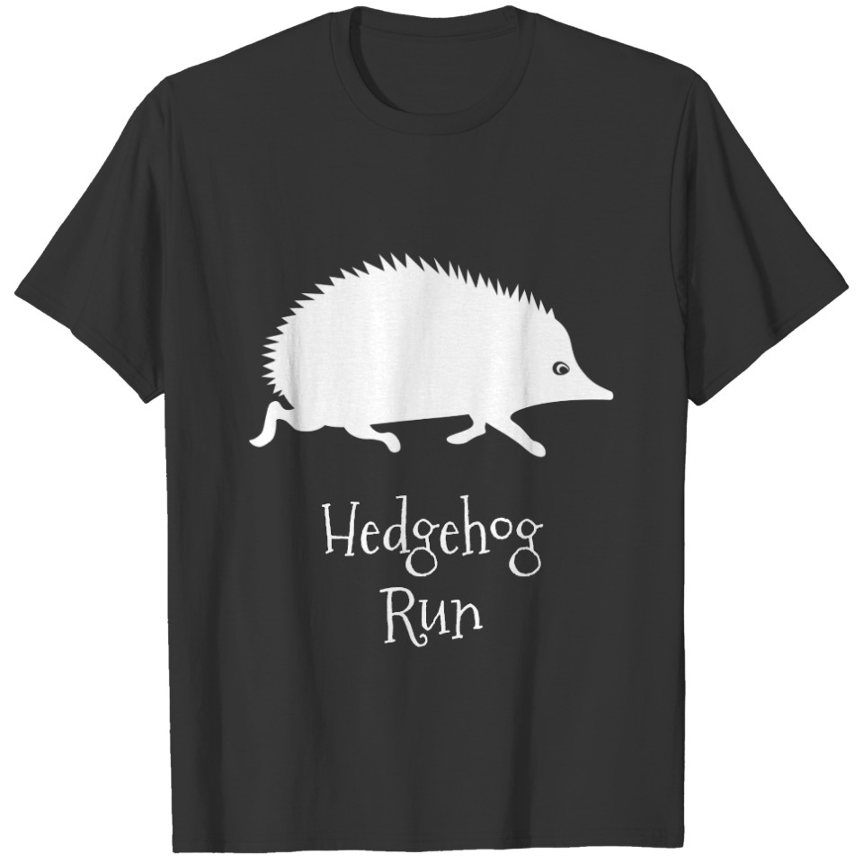 Cute Hedgehog with Custom Text T-shirt
