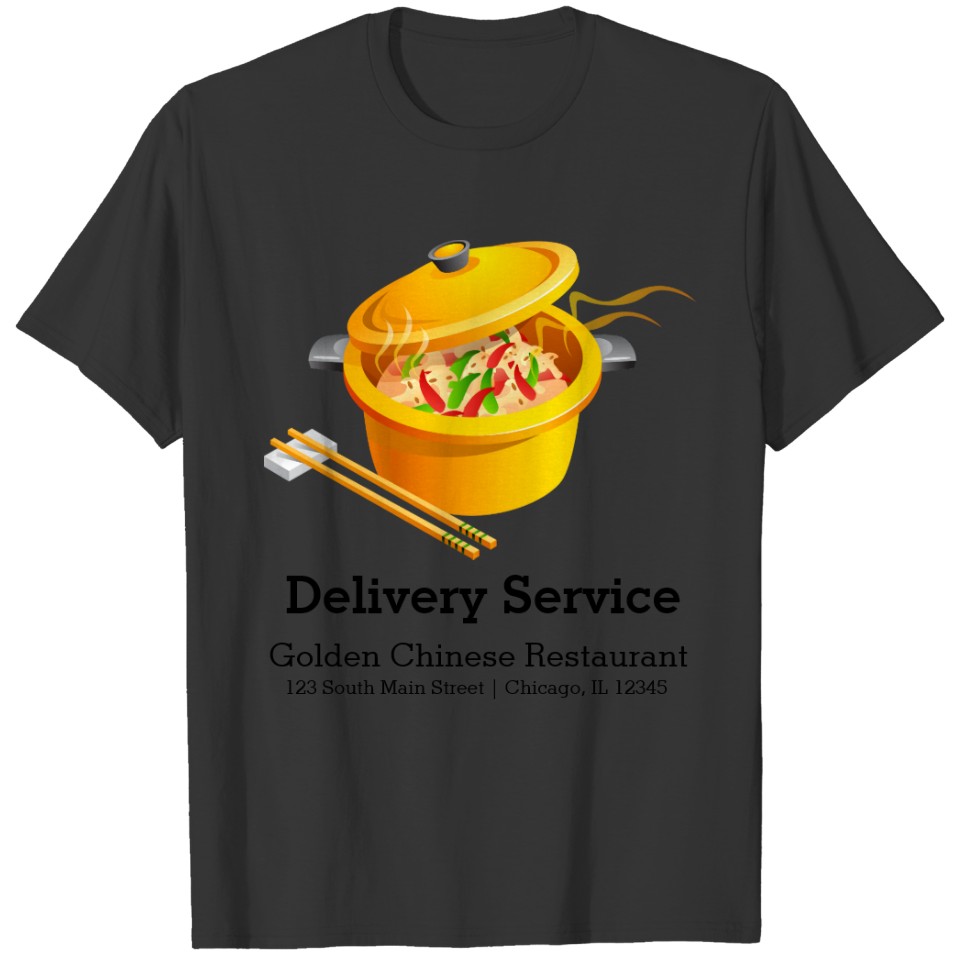 Chinese food delivery service T-shirt