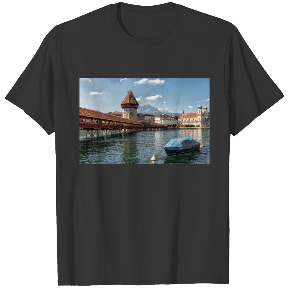 Chapel Bridge Lucerne,switzerland T-shirt