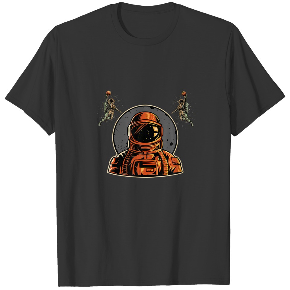 Space Travel Vintage Astronaut Retro Rocket Planet T-shirt