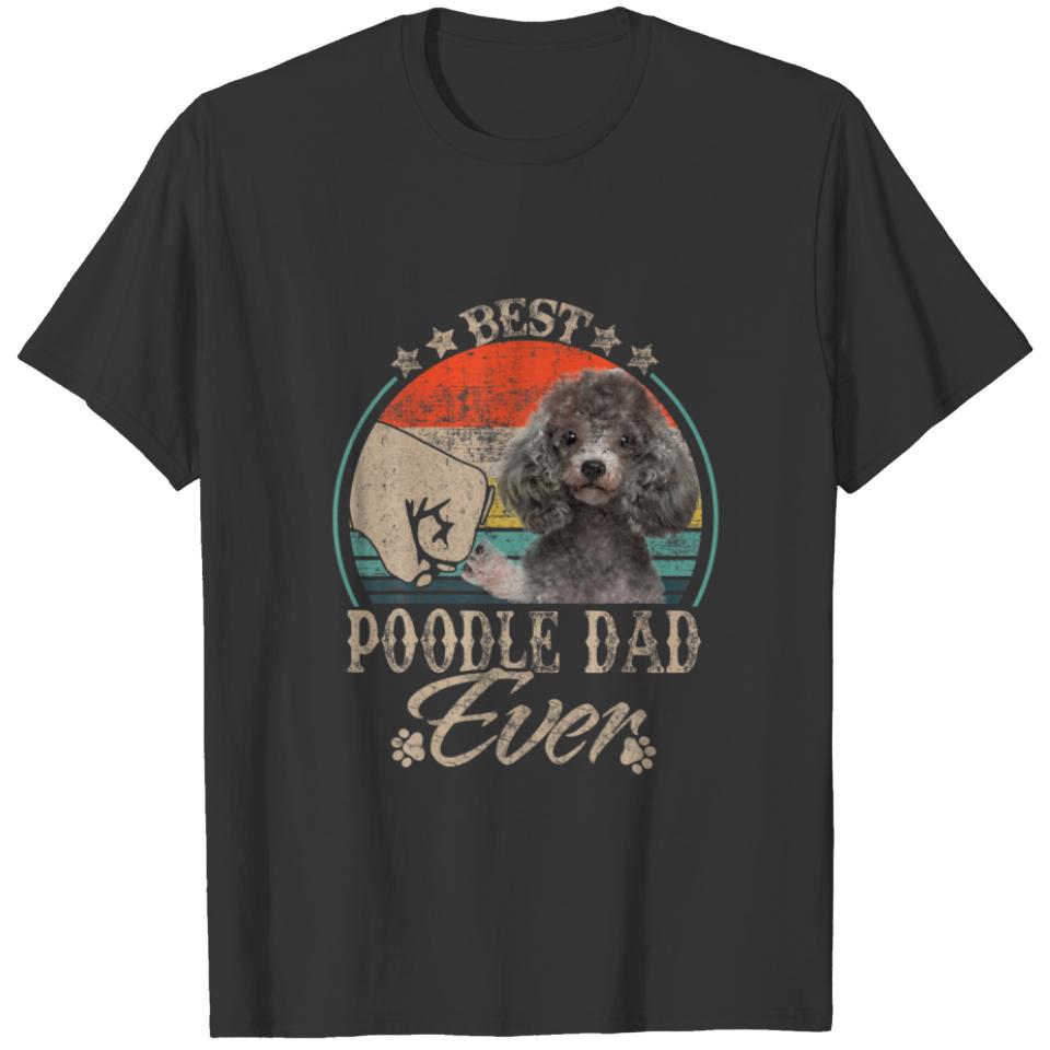 Poodle Irish Lucky Green Shamrock Clover - St Patr T-shirt