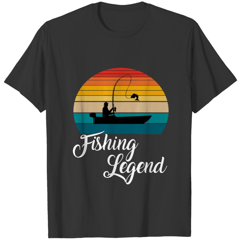 Reel Cool Fishing Legend Fishing Gifts T-shirt