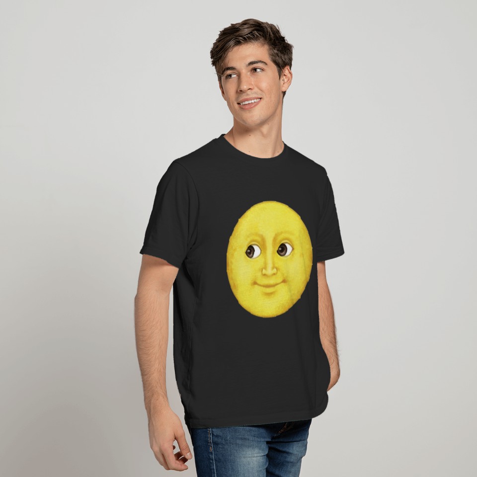 Yellow Moon - Emoji T-shirt
