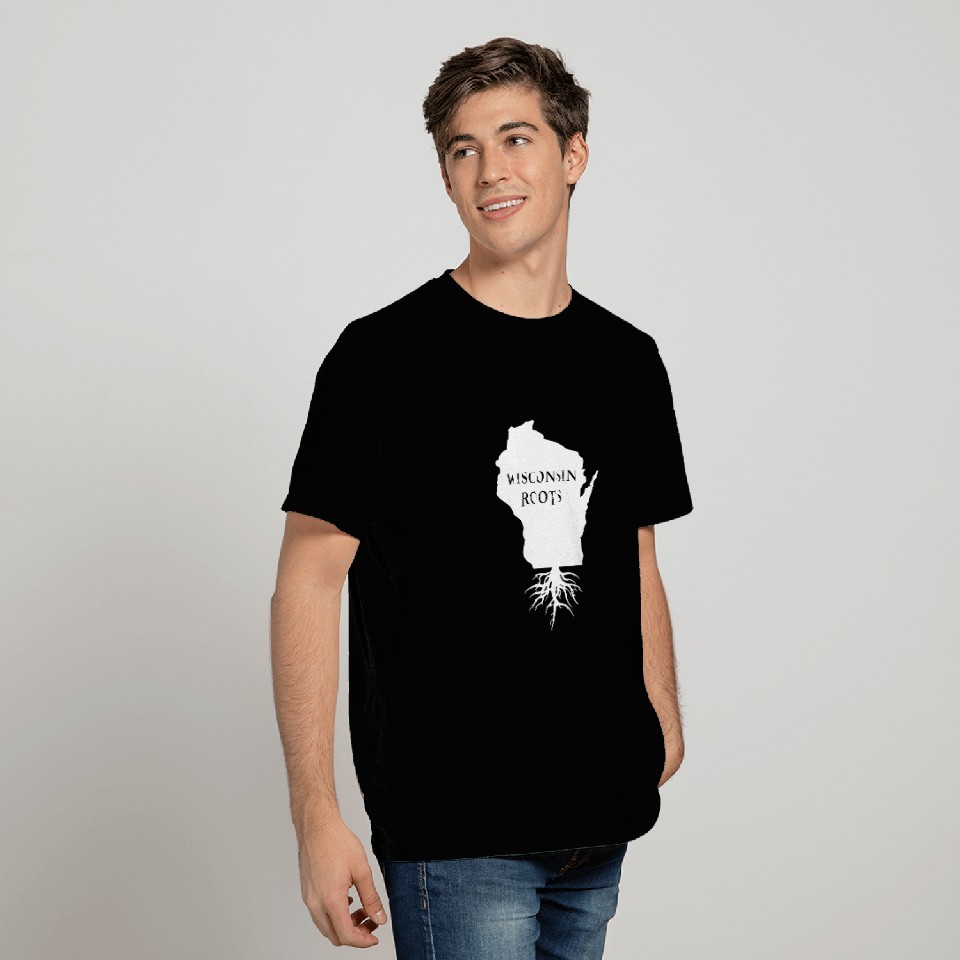 Wisconsin Roots - Wisconsin Home - T-Shirt