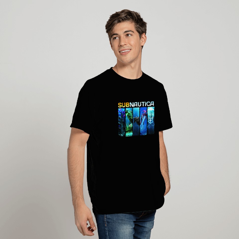 Funny Subnautica Design Arts Multiplayer Gamer T-shirt