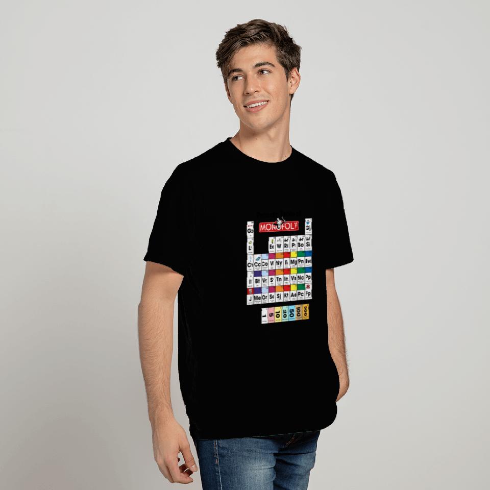 Monopoly Periodic Table Of Monopoly T-shirt