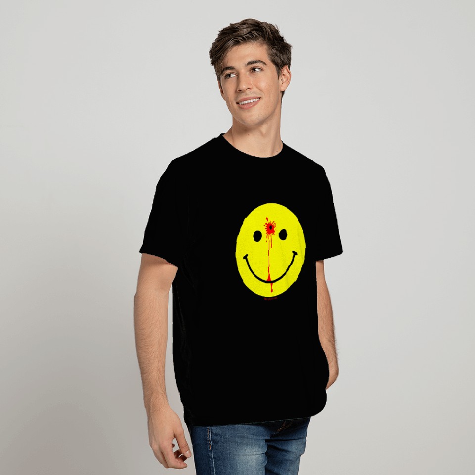 Smiley Face with a Bullet Hole - Have a Nice Day - Smiley Face - T-Shirt