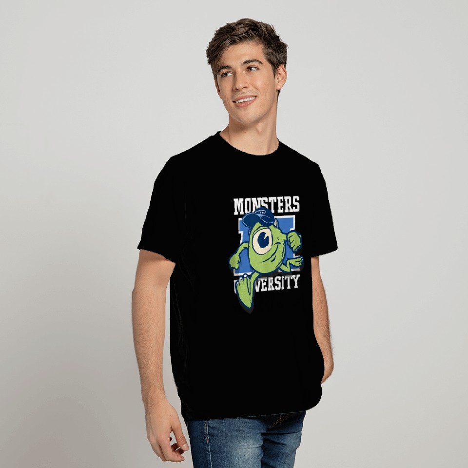 Disneyss Pixars Monsters University Mike Wazowski Big Portrait T-Shirts