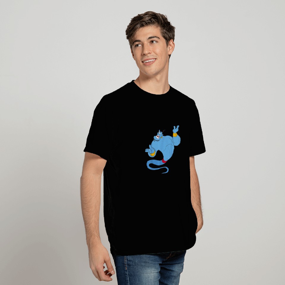 Disney Aladdin Genie Floating Happy Portrait T-Shirts