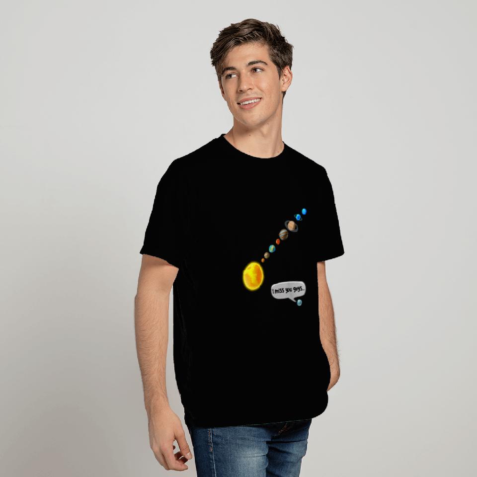 Astronomy Lover Funny Pluto and Solar System Space Science Astronomy Gift T-Shirts