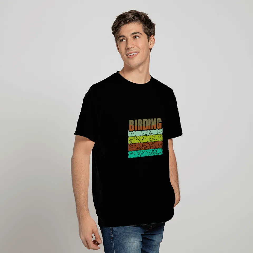 Birder Birding Bird Nerd Funny Bird Watching 4 T-Shirts