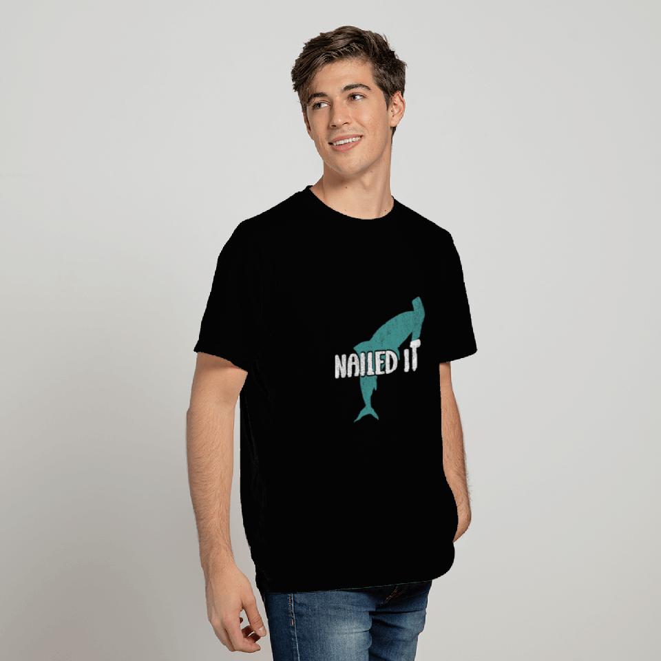 Ocean Shark Nailed It Hammerhead Shark 2 T-Shirts