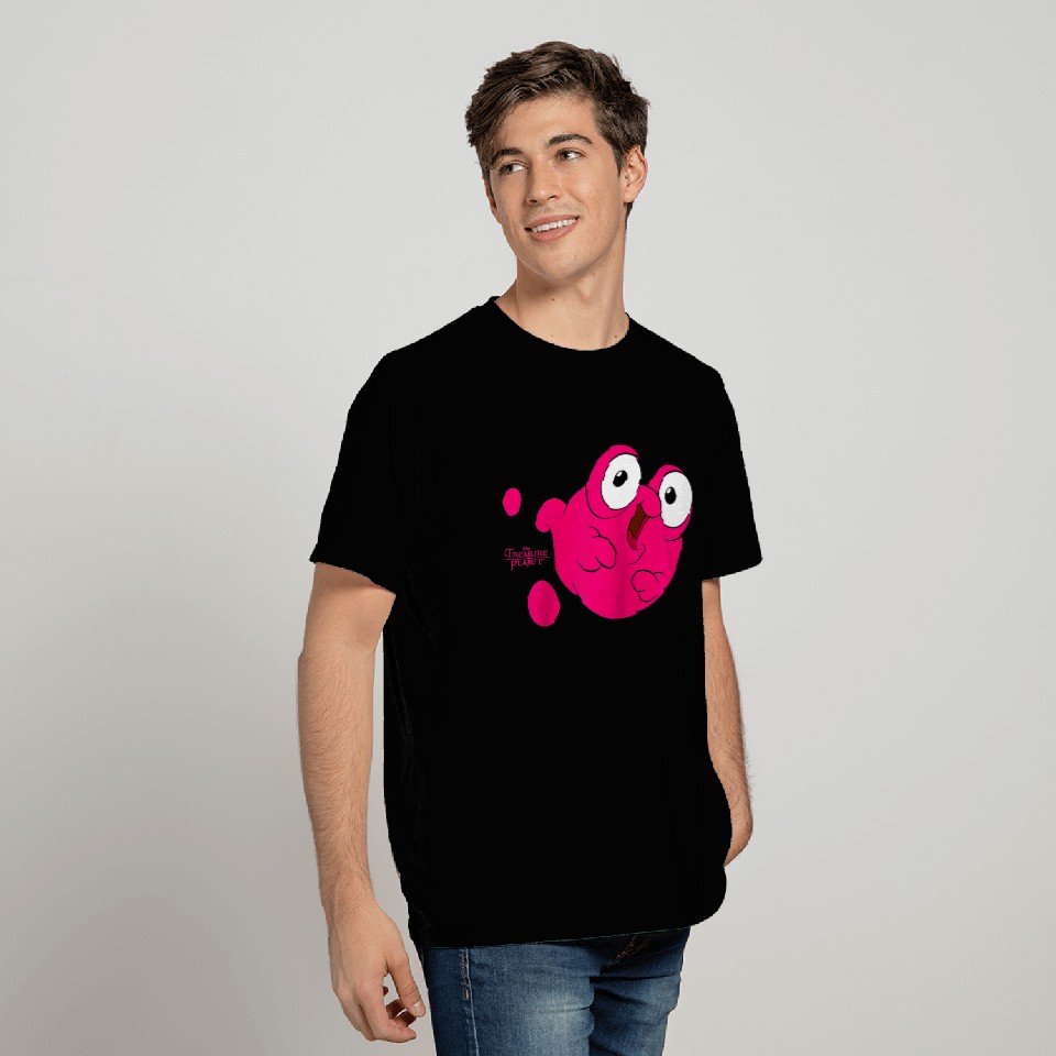 Disney Treasure Planet Morph Pink Blob Raglan Baseball Tee T-Shirts
