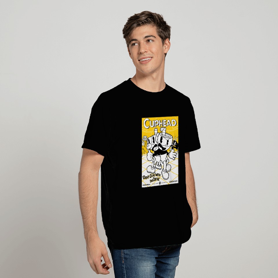 Cuphead Don't Deal With The Devil Poster T-Shirt