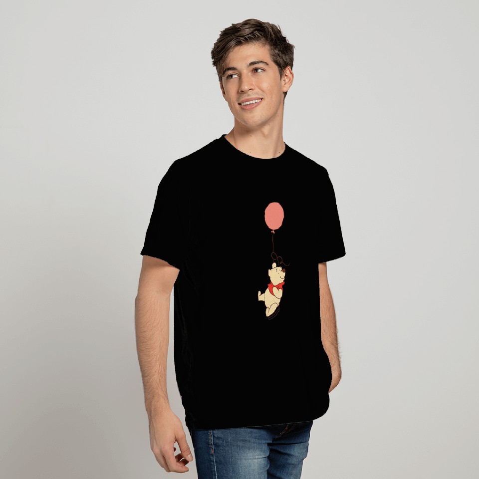 Disney Winnie the Pooh Balloon Flight Corner Picture T-Shirts