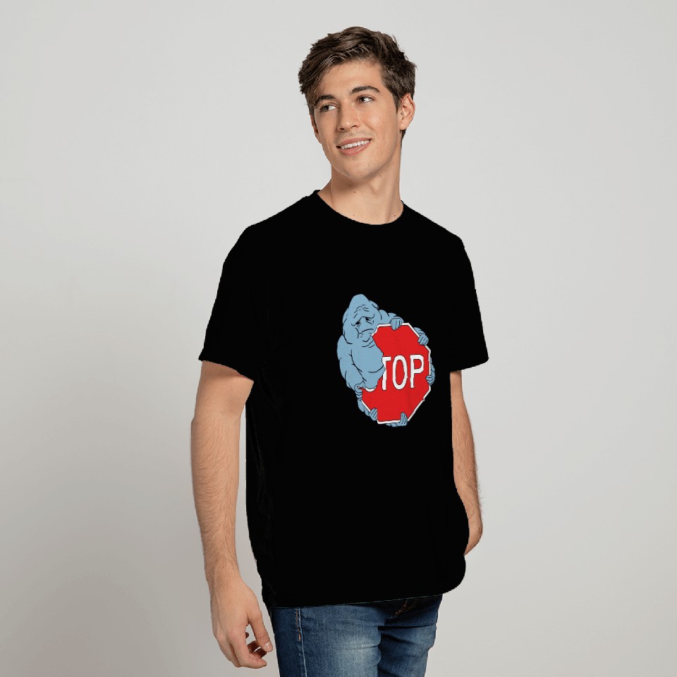Stop Sign Muncher - Ghostbusters - T-Shirt