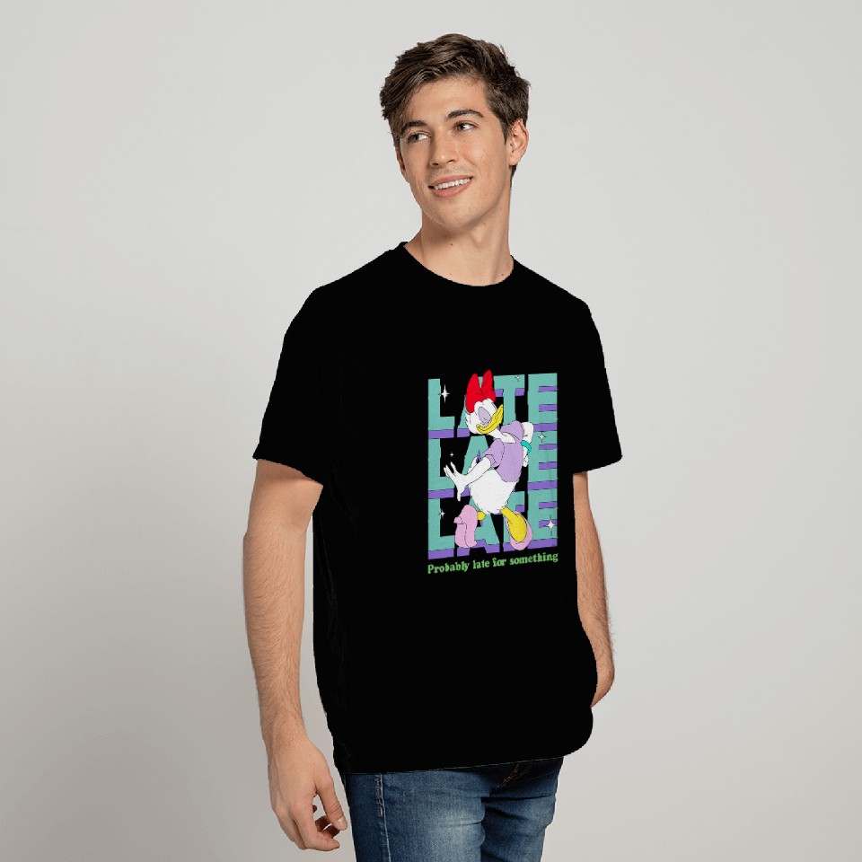 Disney Daisy Duck Probably Late for Something Funny T-Shirts