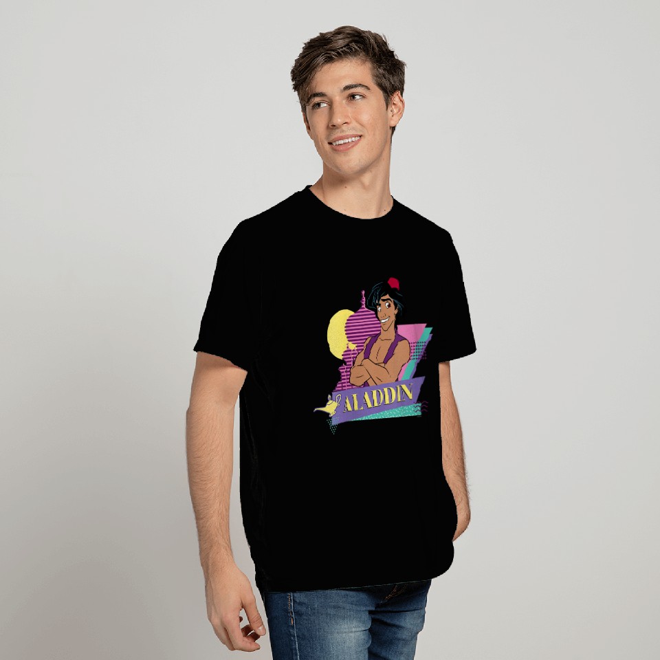 Disneyss Aladdin Retro 90s Couples Matching Aladdin T-Shirts