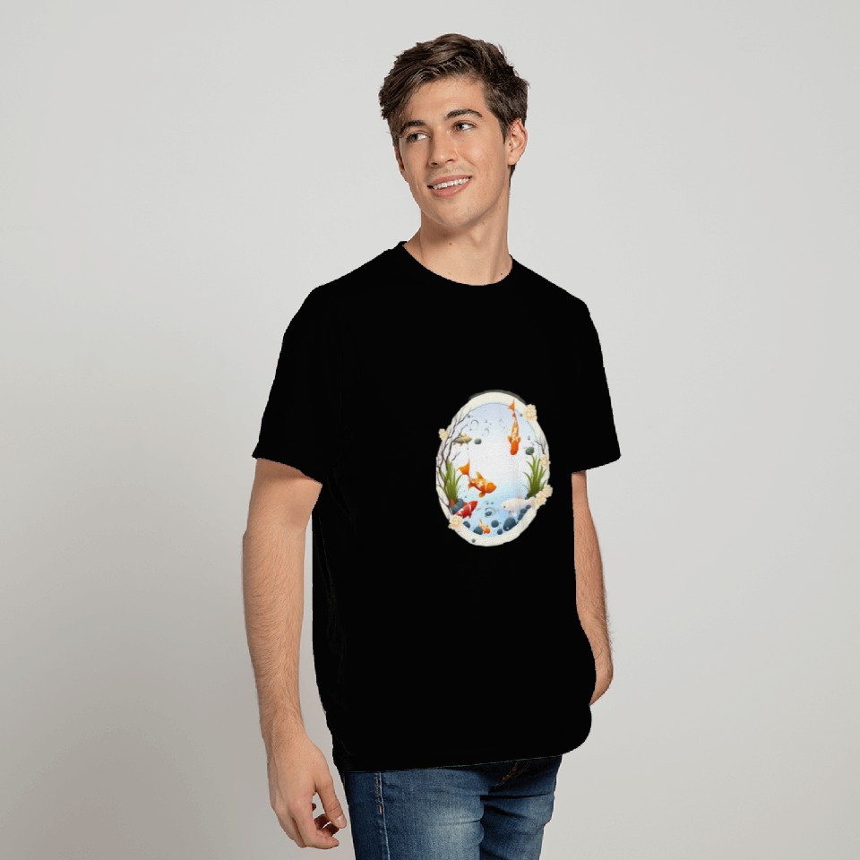 Bold and Playful Statement Fun and Whimsical Koi Fish T-Shirts