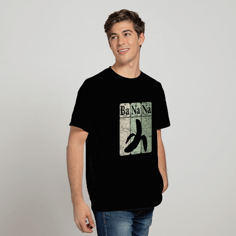 Banana Periodic Table Elements Banana Lover Fruit Nerd 2 T-Shirts