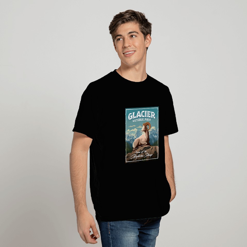 Sheep Pet Glacier National Park Bighorn Sheep 08 T-Shirts