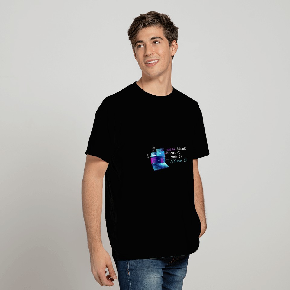 Python Pet Computer Science Python Programmer Eat Code Sleep Repeat Tee T-Shirts