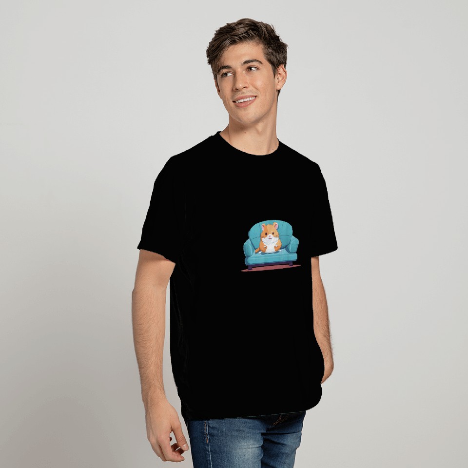 Hamster Pet Cool sofa hamster for couch and pets lovers T-Shirts