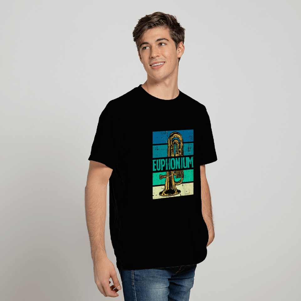 Euphonium Marching Band Brass Instrument Euphonium Player 1 T-Shirts