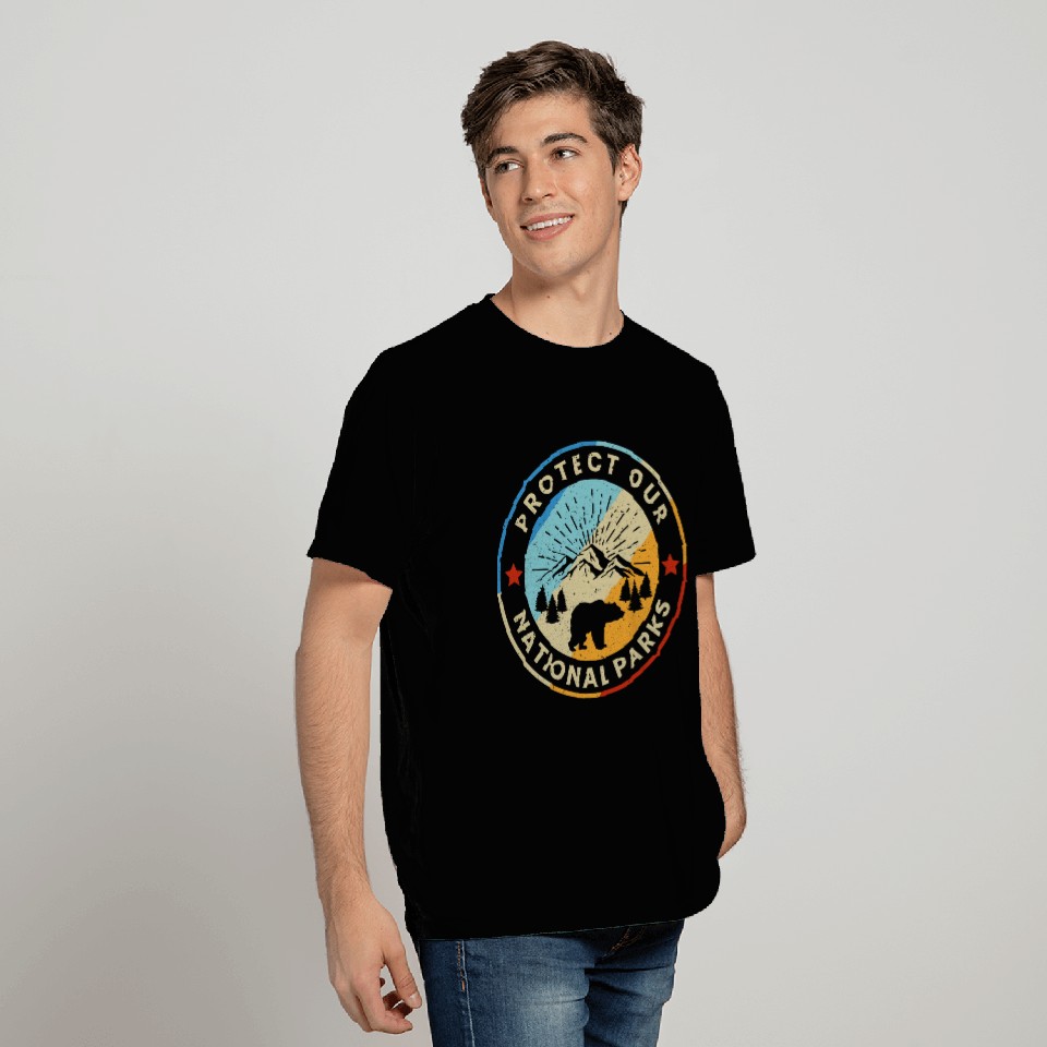 Protect Our National Parks vintages Preserve Retro Hiking T-Shirts