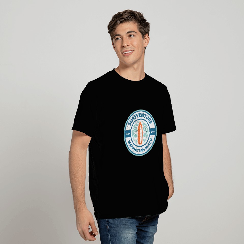 Surf Life Manhattan Beach Surfing Surfboard Surf T-Shirts