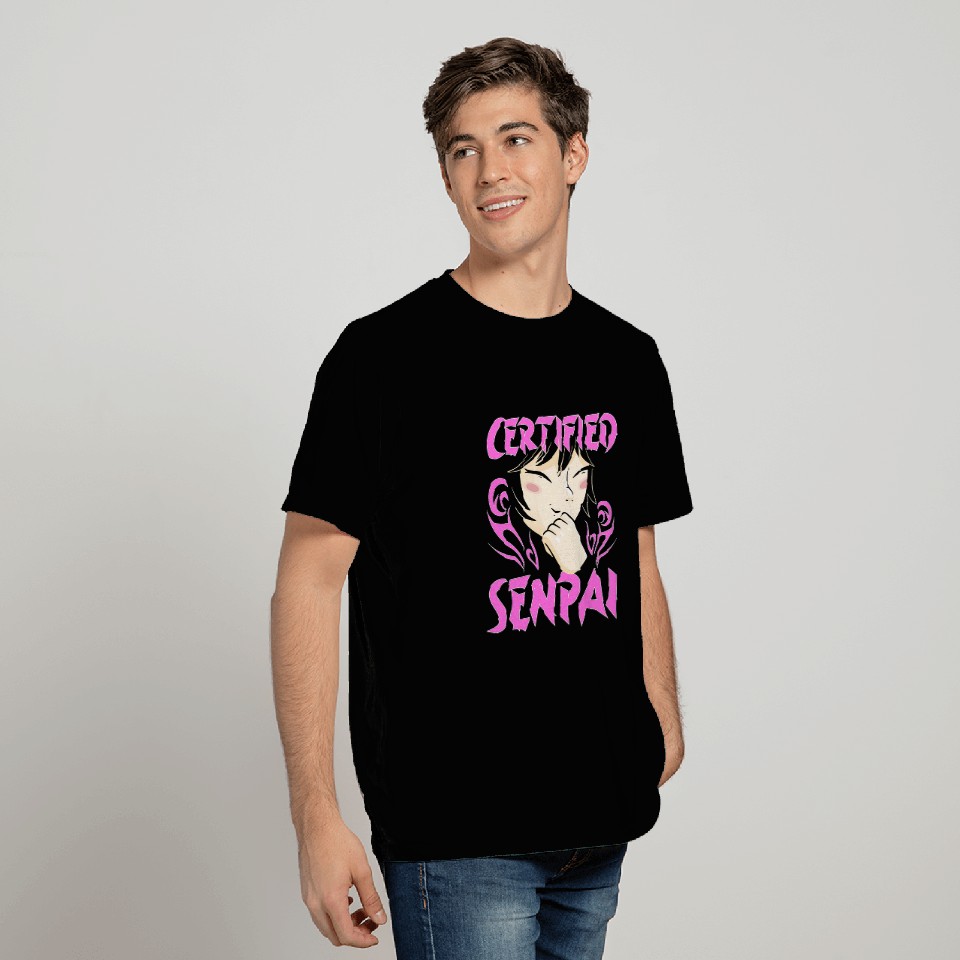 Certified Senpai For Anime Fan T-Shirts