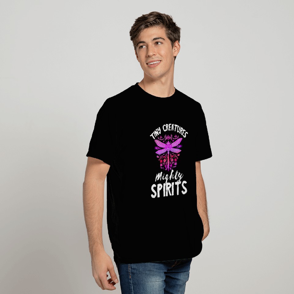 Nature Insect Tiny Creatures Mighty Spirits Dragonfly T-Shirts