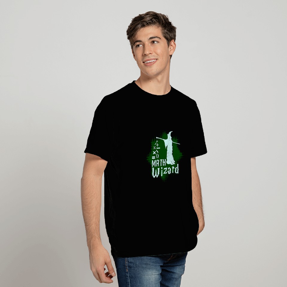 Math Wizard Mathematics Mathematician T-Shirts