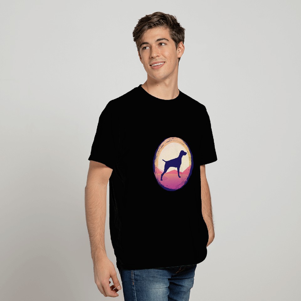 Weimaraner Dog Retro 36 T-Shirts
