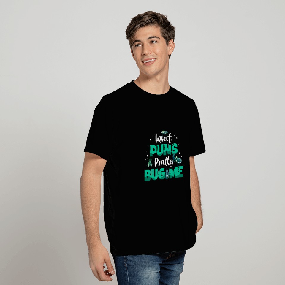 Insect Puns Really Bug Me Bug Catcher Future Entomologist T-Shirts