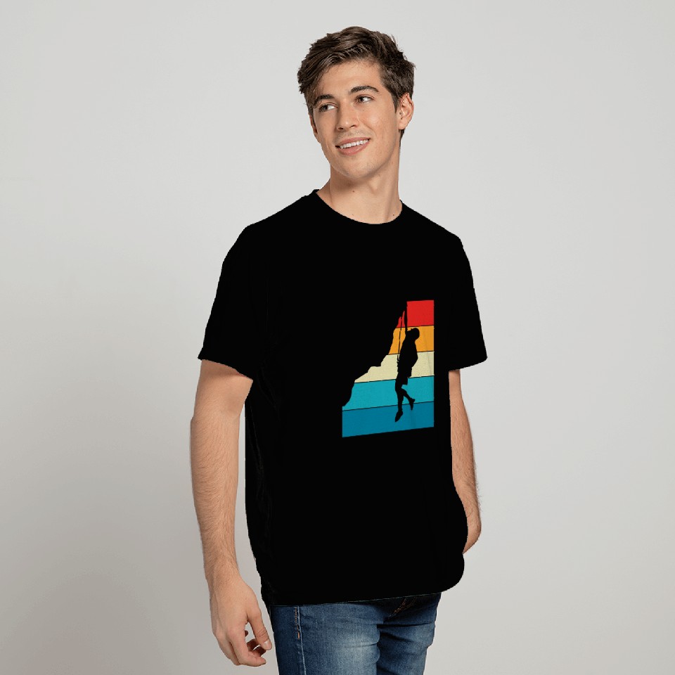Mountain Climber Boulder Sports Hobby Retro Rock Climbing 9 T-Shirts
