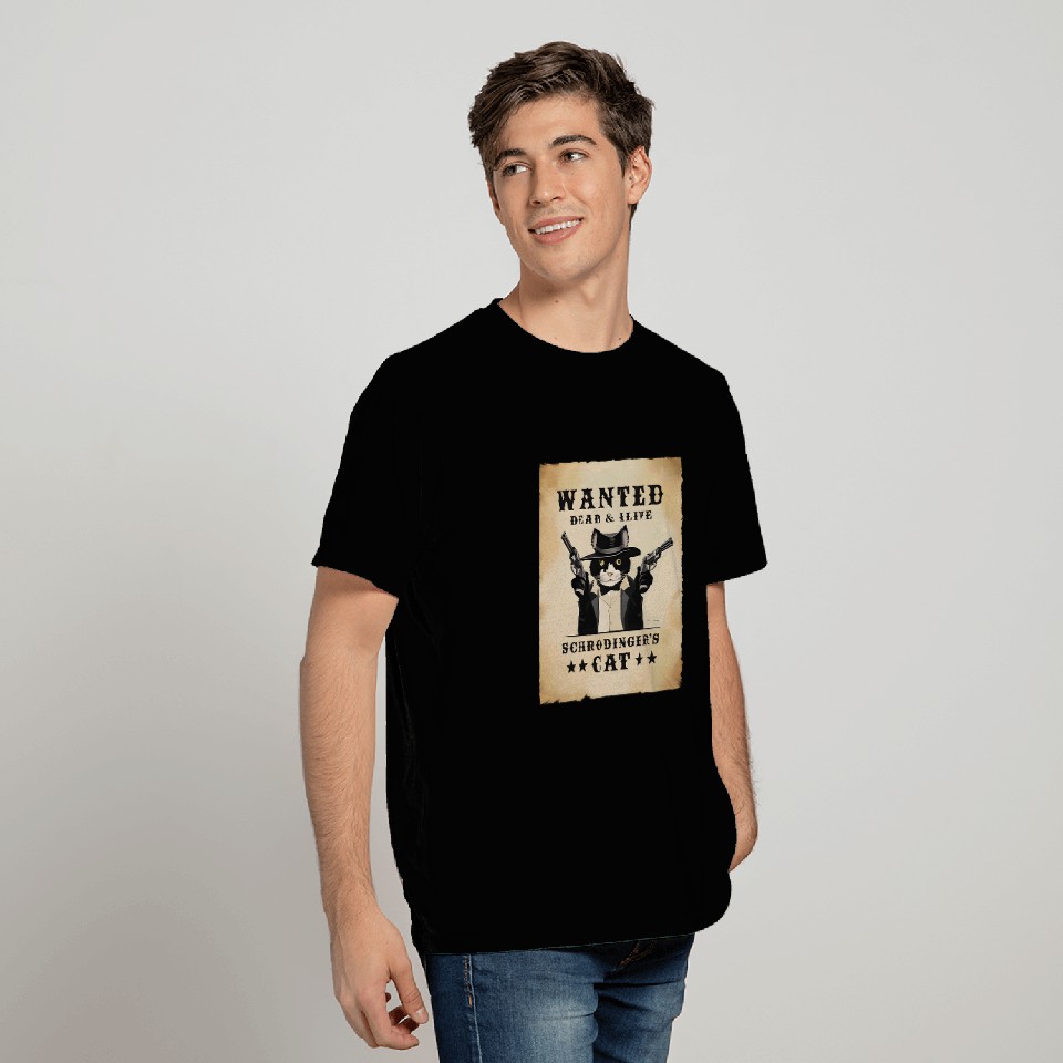 Funny Scientist Schrodingers Cat Quantum Physics Lover 1 T-Shirts