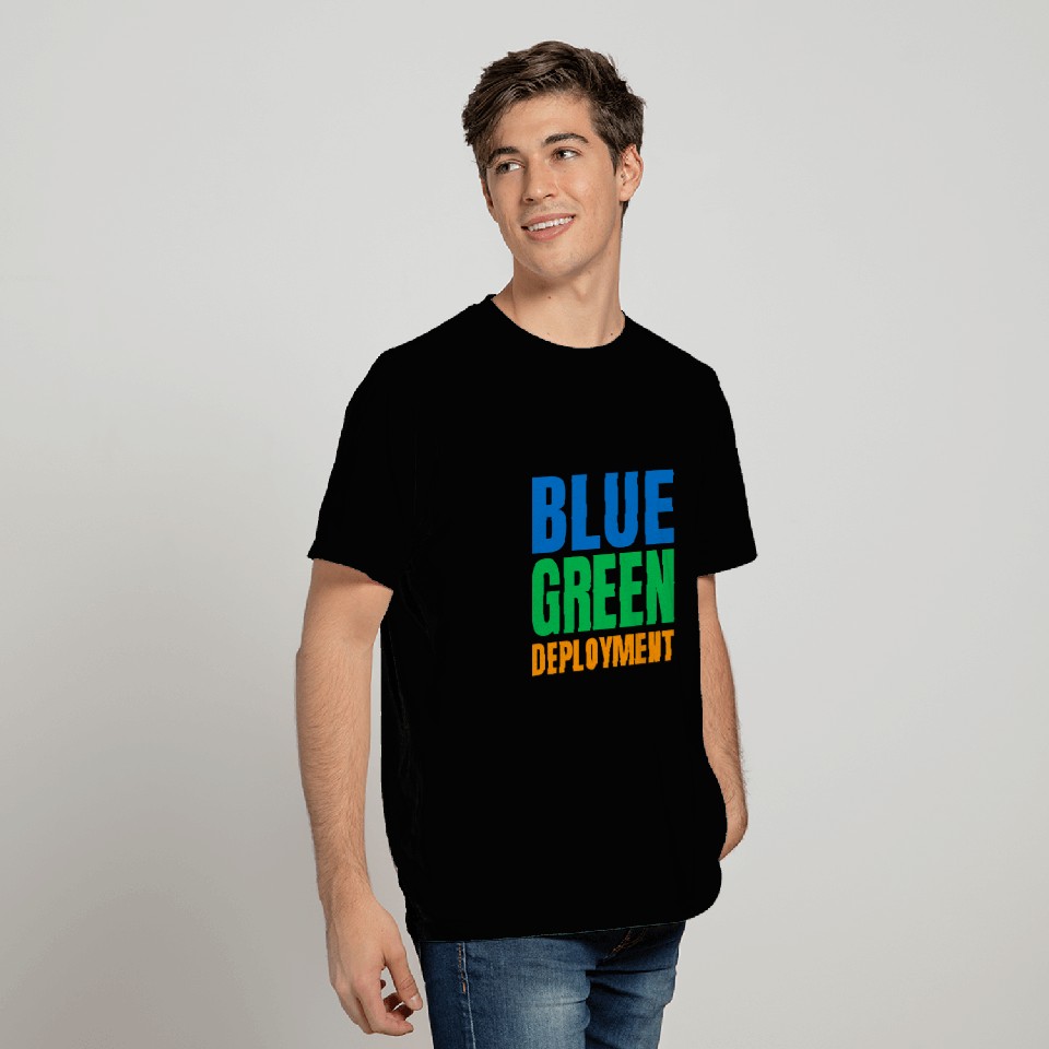 Blue Green Deployment DevOps Engineer Developer Programmer T-Shirts
