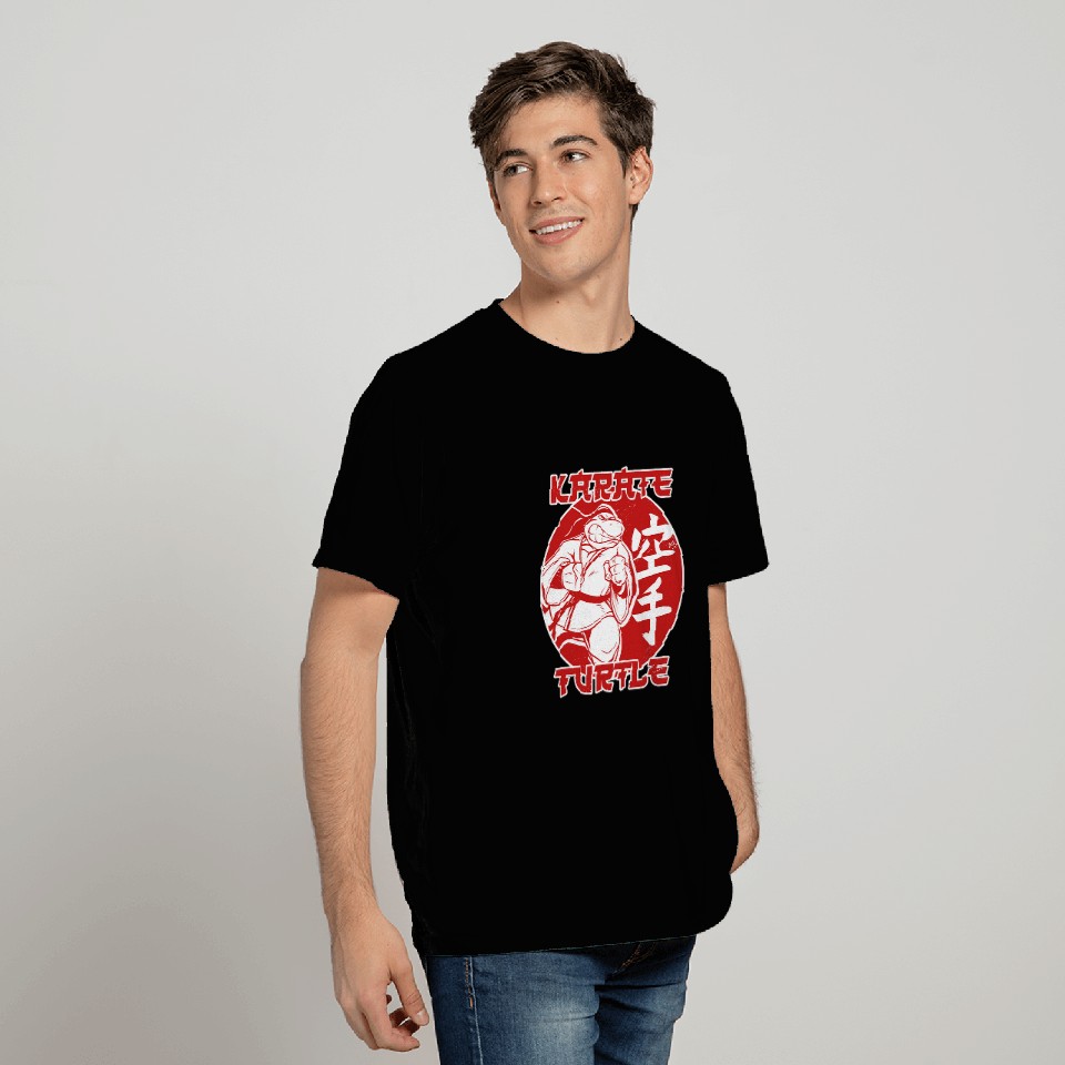 Karate Turtle Environment Warrior Environmentalist Turtle T-Shirts