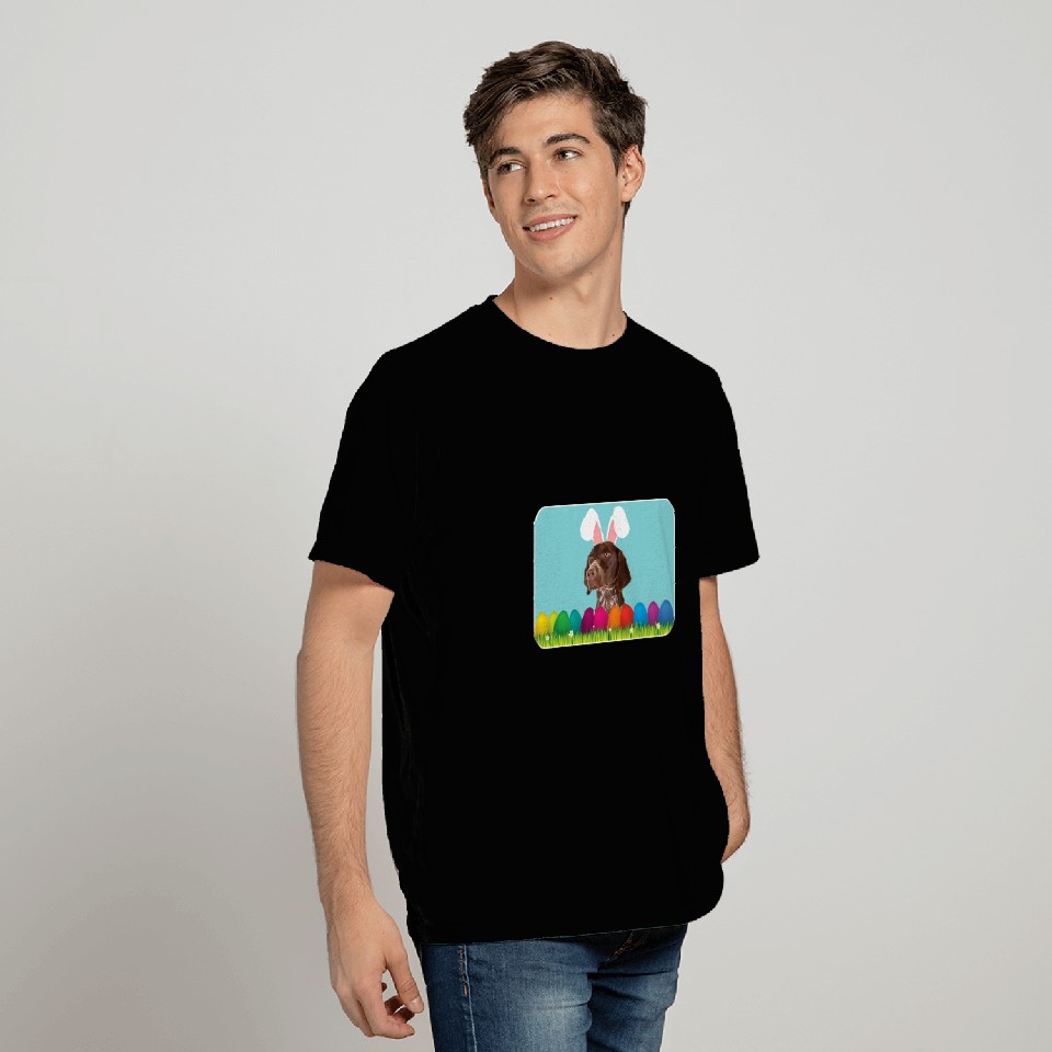 German Shorthair Pointer w Bunny Ears T-Shirts