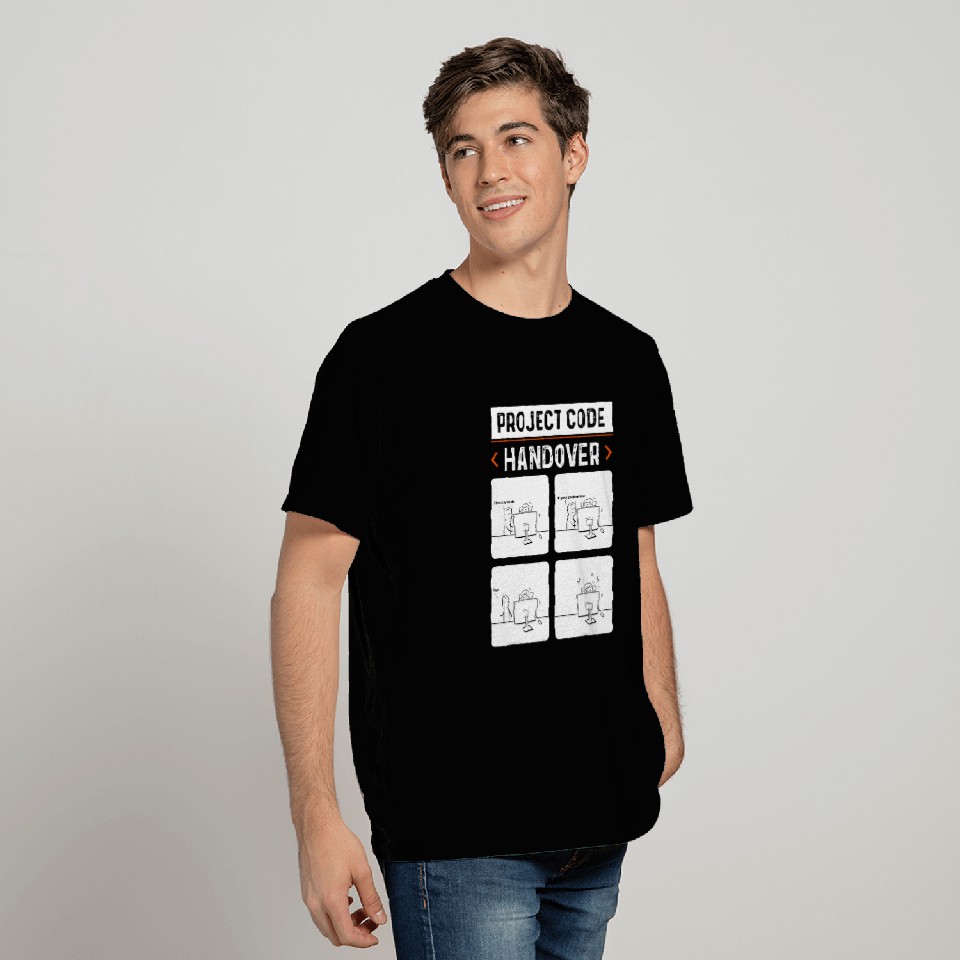 Project Code Handover Software Developer Funny C Programmer T-Shirts