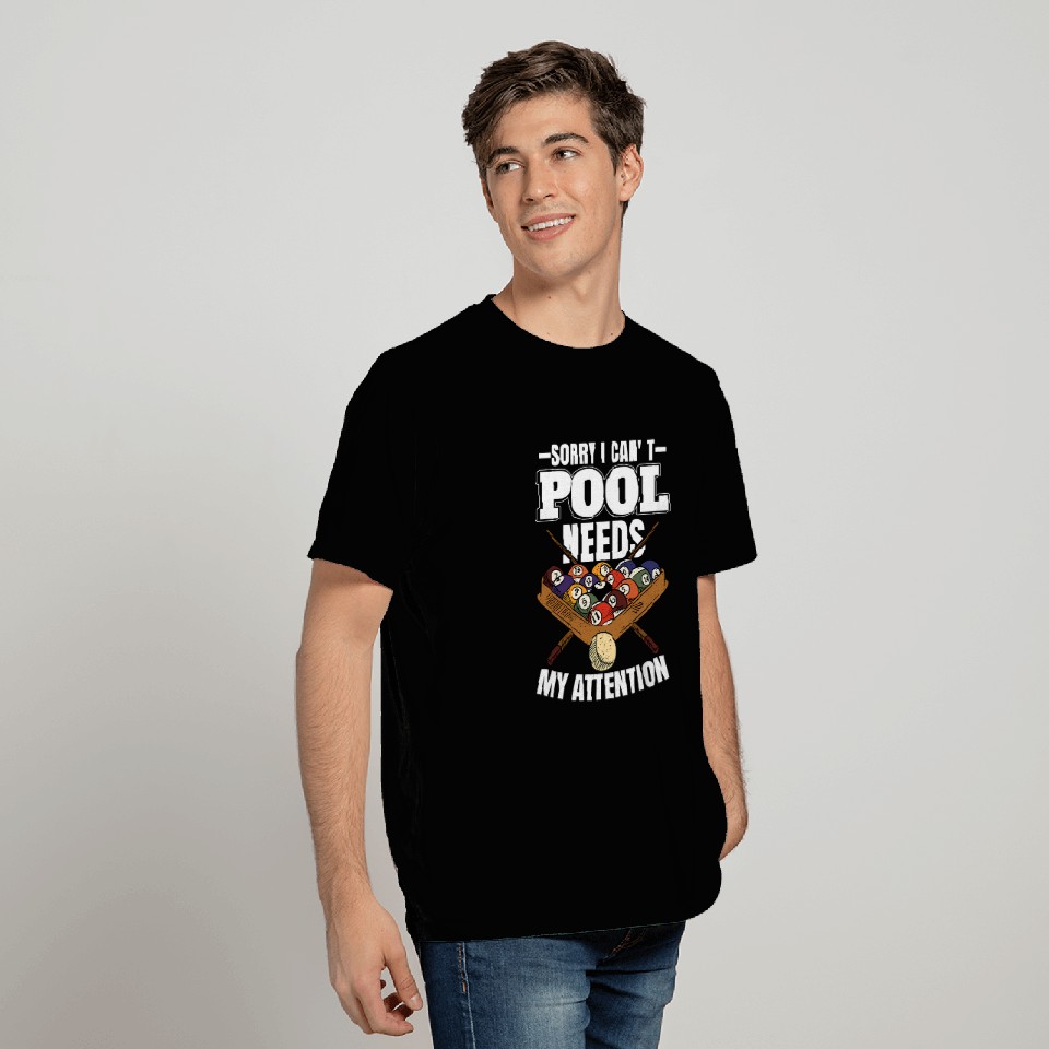 Funny Billiard Pool Player T-Shirts