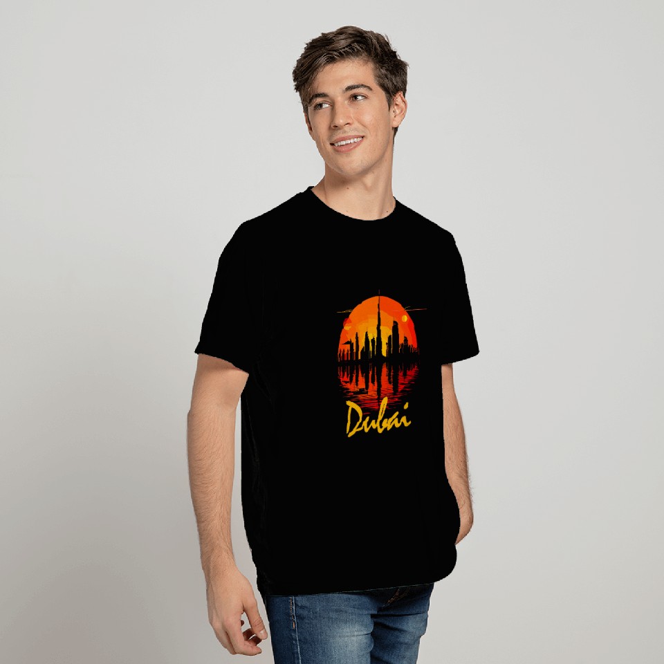 Dubai Skyline Arabic traveling 1 T-Shirts
