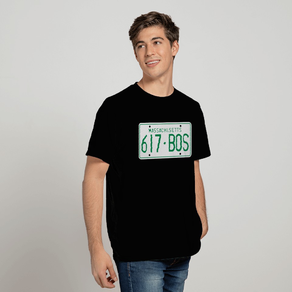 Retro Massachusetts License Plate T Shirts
