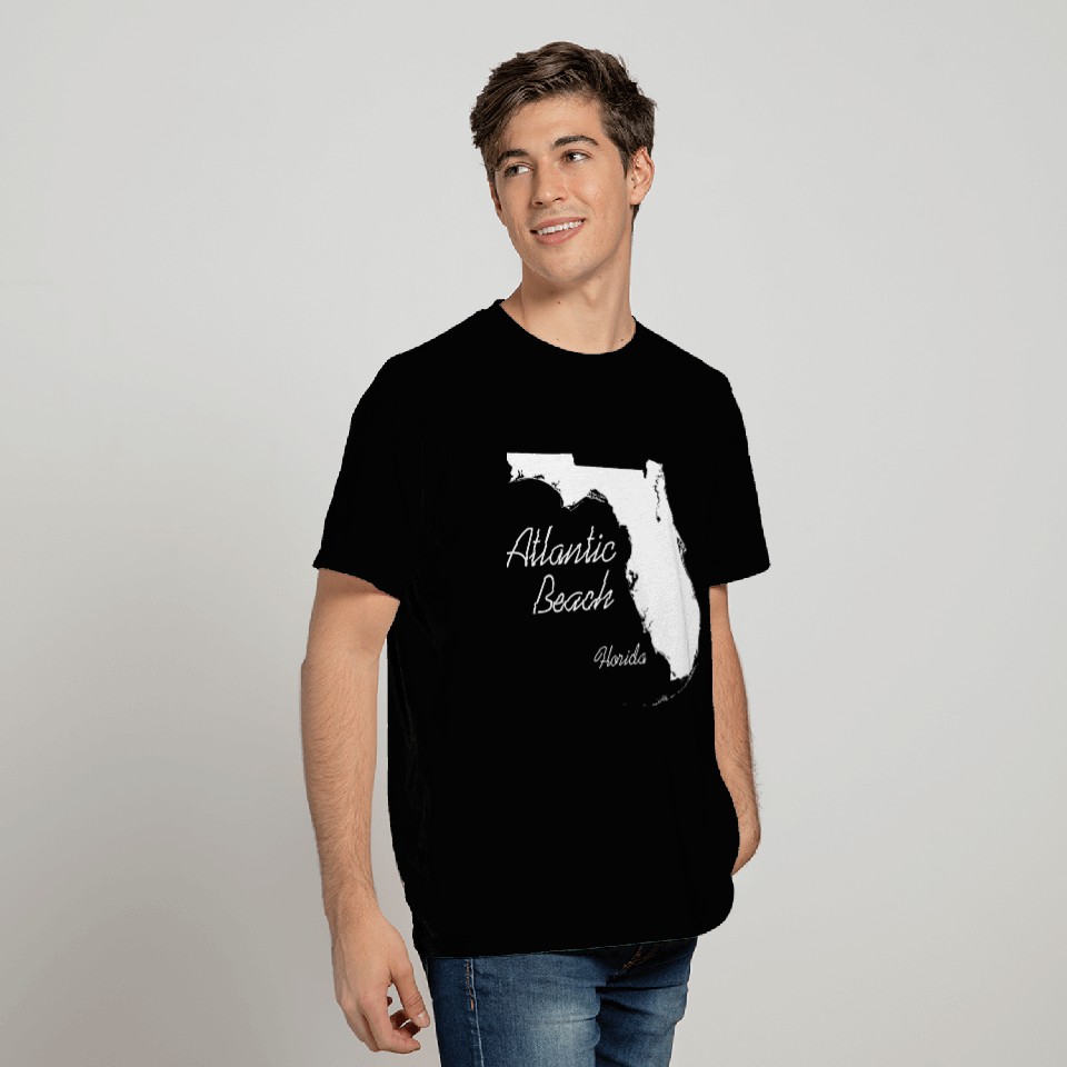 Atlantic Beach, Florida - FL, White T Shirts