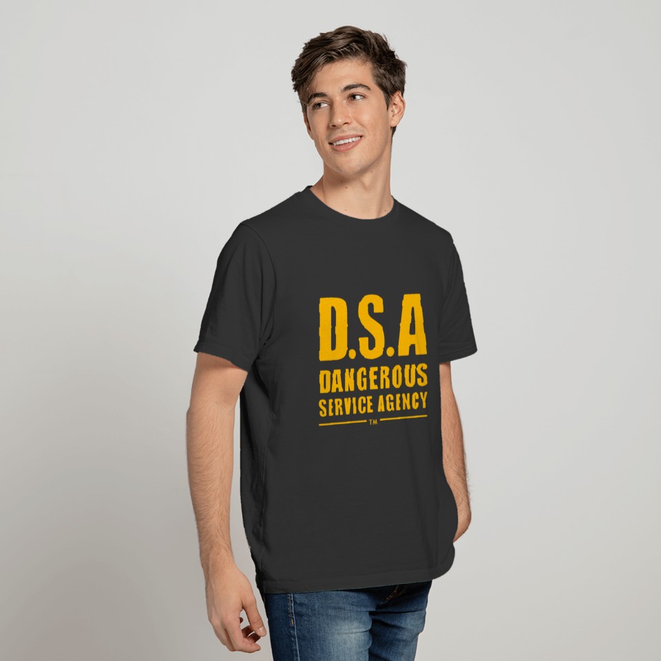 D.S.A Dangerous Service Agency YELLOW T-shirt
