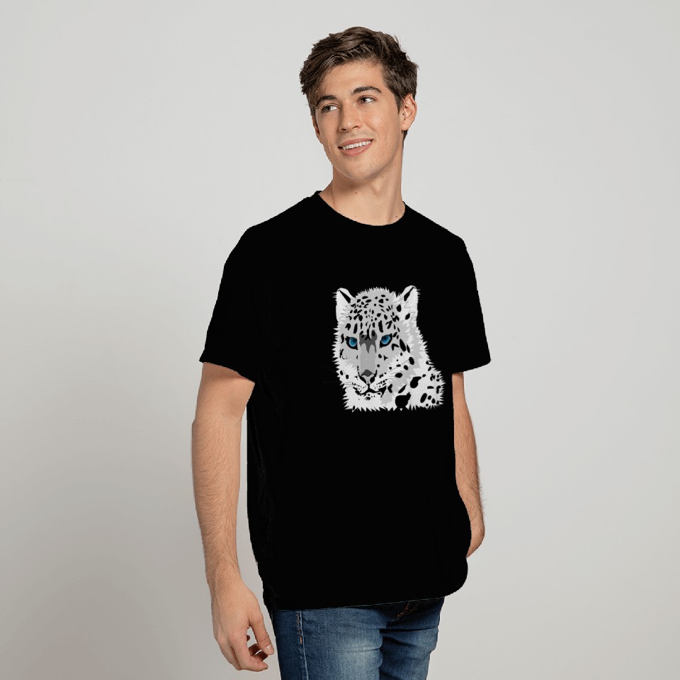 animal snow leopard T Shirts