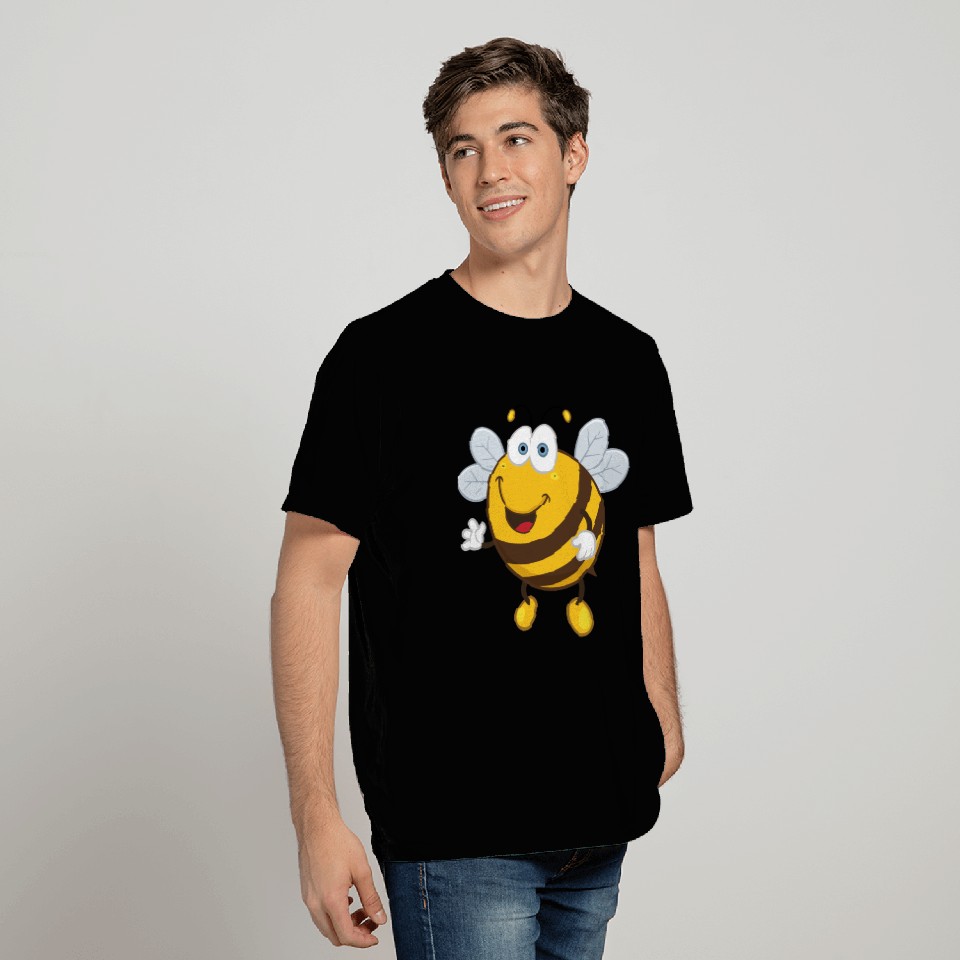 Cool bee insect smiles wildlife T Shirts