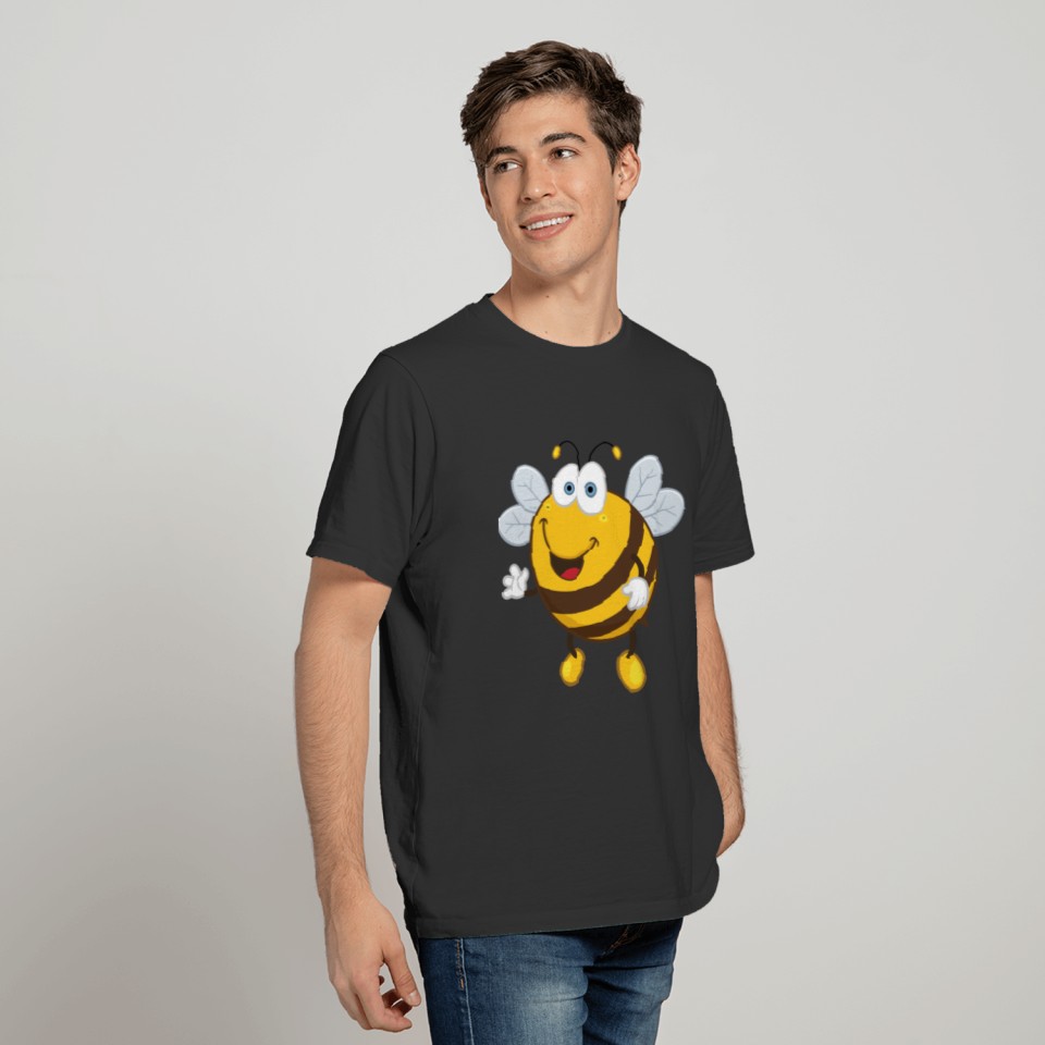 Cool bee insect smiles wildlife T Shirts