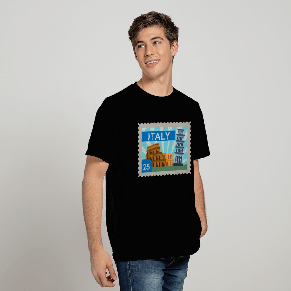 italy post stamp T Shirts